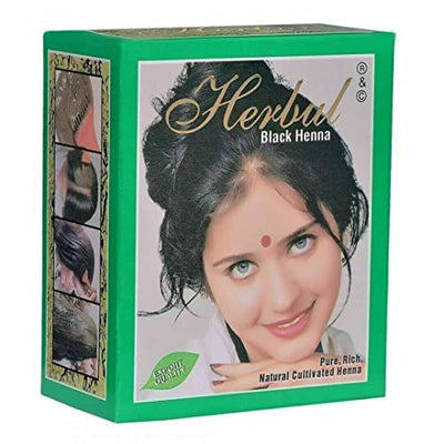 Black Henne Natural Henna Hair Colouring Dye Powder Herbal 6x10g Original