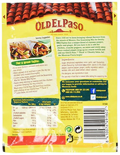 Old El Paso Smoked Barbeque Fajita Spice Mix, 35g