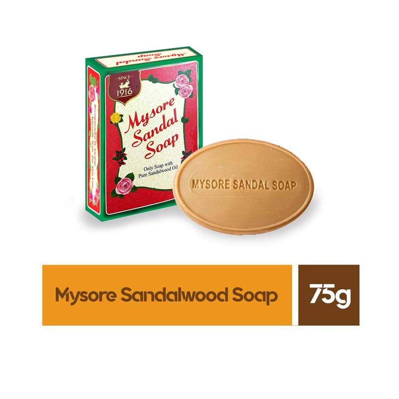 Mysore Sandal Soap 75gm (6) by Sandal Soap