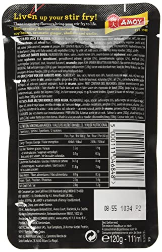 Amoy Black Aromatic Bean Stir Fry Sauce, 120 g