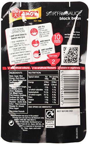 Amoy Aromatic Black Bean Stir Fry Sauce 120 g (Pack of 12)