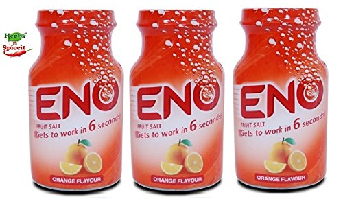 ENO Fruit Salt Antacid Powder Orange Flavour 3x100g Premium HerbsnSpiceit