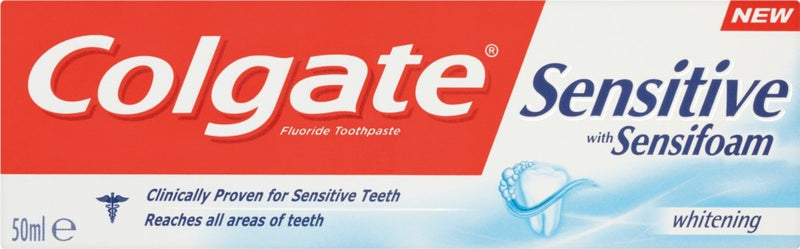 Colgate Toothpaste 50ml SensiFoam White