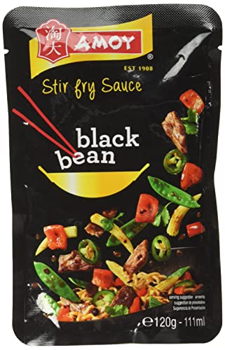 Amoy Black Aromatic Bean Stir Fry Sauce, 120 g