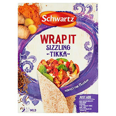 Schwartz Sizzling Tikka Wrap It Recipe Mix, 30g