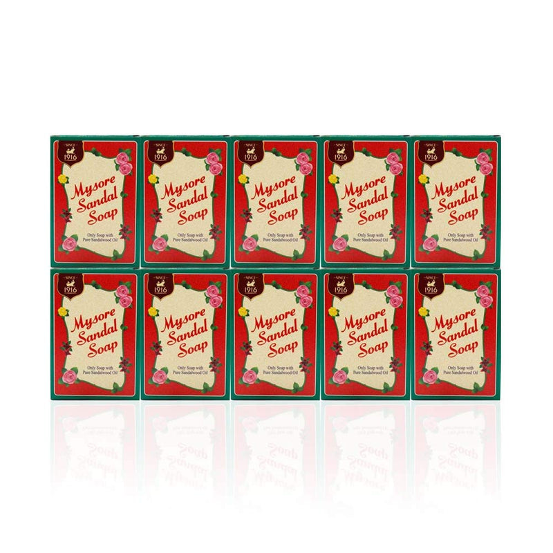 Mysore Sandal Soap S Pack Of 10 (75 Gr. Bars)