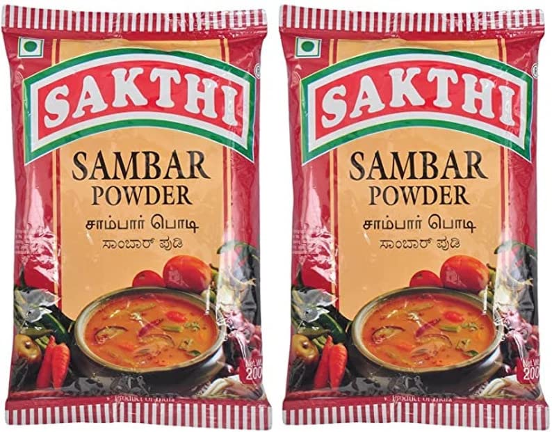 Sakthi Sambar Powder | Sakthi Masala Sambar Powder | 200g Pack of 2