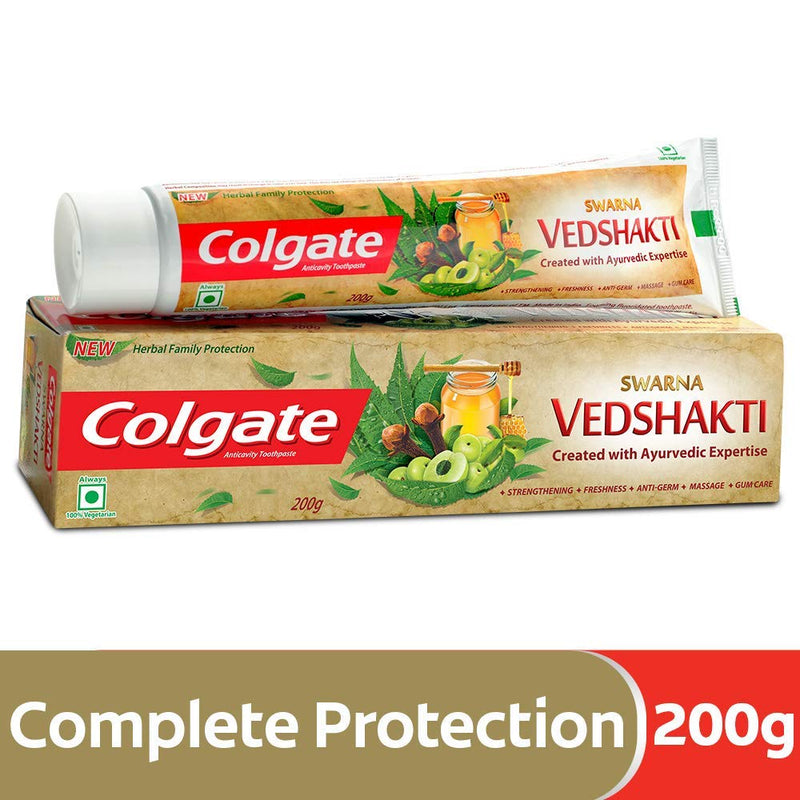 Colgate Swarna Vedshakti Toothpaste - 200 gms