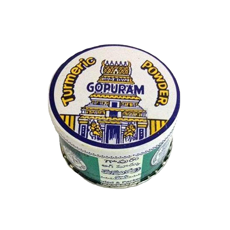 Gopuram Pure Natural Turmeric Powder Box for Hindu Pooja, Hawan, 50gm