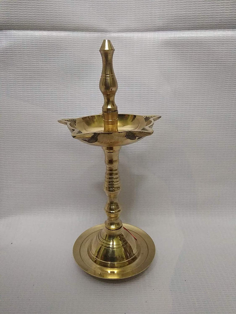 Kumbakonam Traditional Kerala Kuthu vilakku/Brass Oil Lamp Diya/vilakku Brass/Kerala vilakku deepam/vilakku Home Decor/kuthu vilakku Brass/