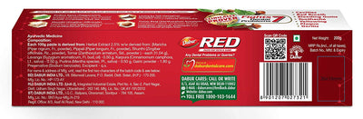 Red Manjan Toothpaste 200g toothpaste by Dabur