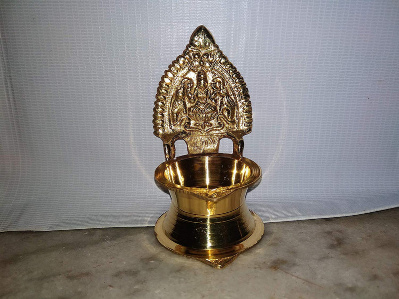 SPS MARKETING NATCHIYARKOVIL VILAKKU Kumbakonam Traditional Brass Kamatchi -Vilakku Small Pooja Items for Home