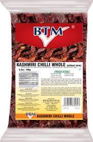 BTM KASHMIRI CHILLI 100G WHOLE