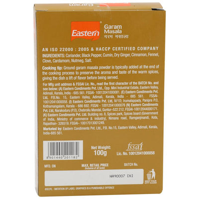 EASTERN GARAM MASALA 100G