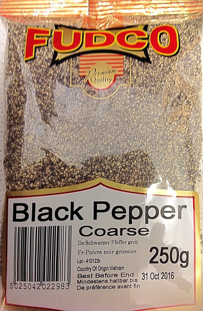 FUDCO BLACK PEPPER COARSE 250G