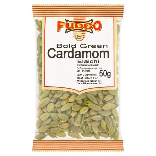 FUDCO BOLD GREEN  CARDAMONS  50G