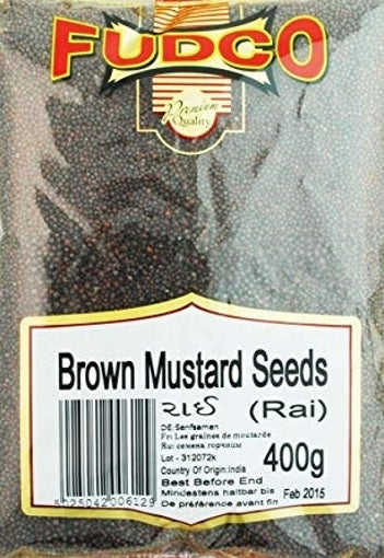 FUDCO BROWN MUSTARD SEEDS 400G