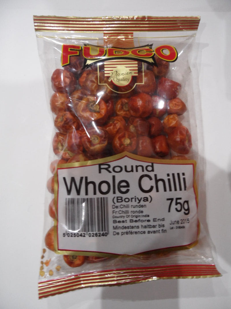 FUDCO CHILLI ROUND WHOLE75G