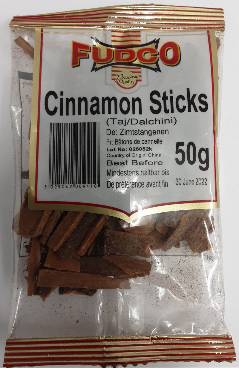 FUDCO CINNAMON STICKS 50G