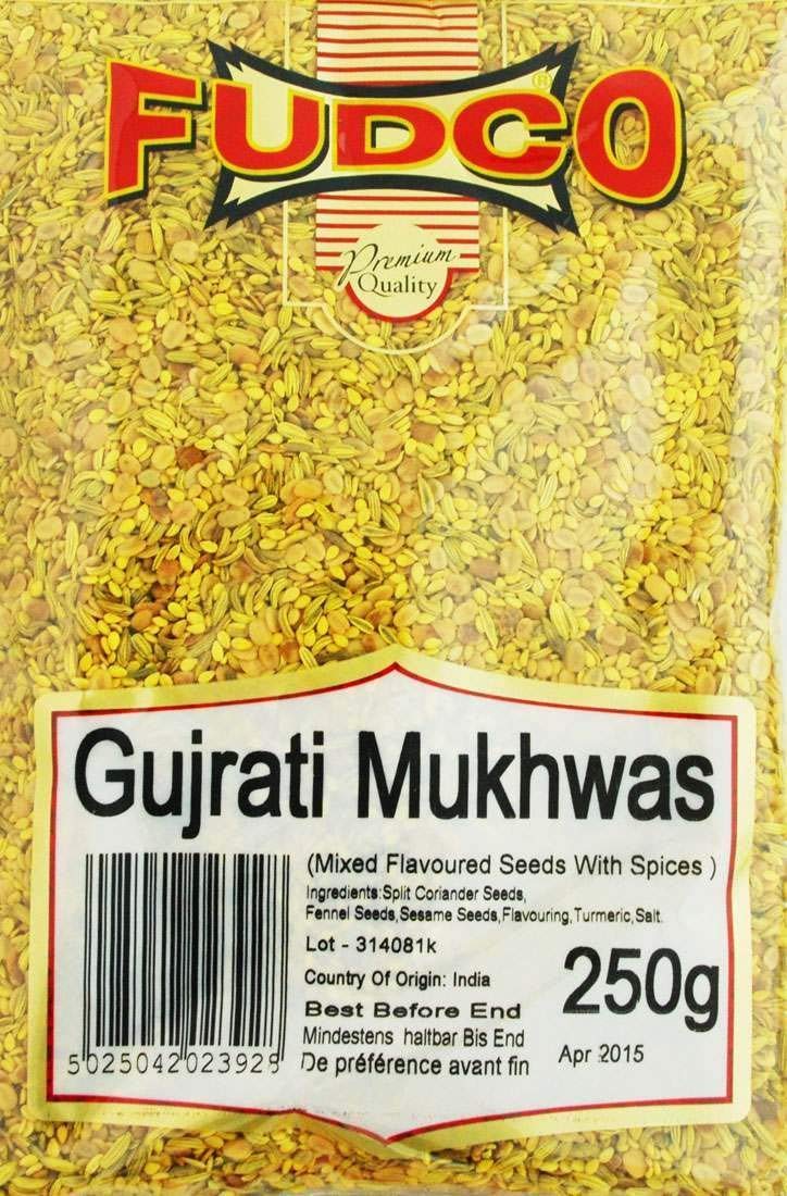 FUDCO GUJARATI MUKHWAS 250G MIXED FLAVOURED SEEDS WITH SPICES