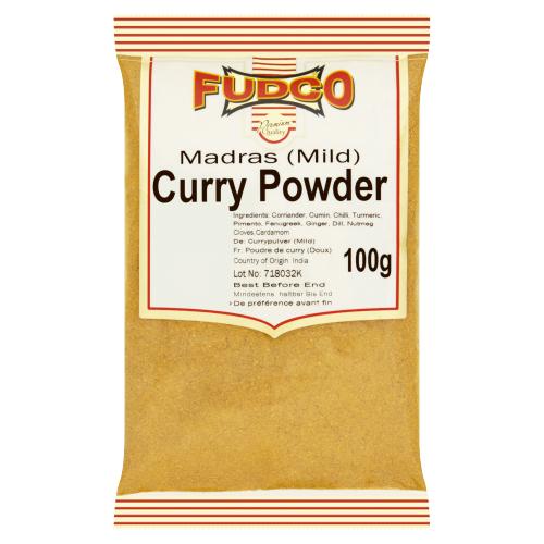 FUDCO MADRAS CURRY POWDER 100G MILD