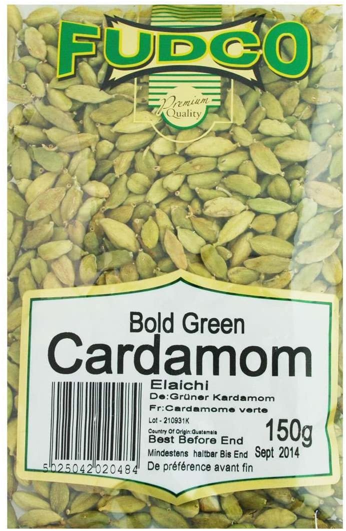 FUDCO MALABAR BOLD 300G GREEN CARDAMOM ELACHI