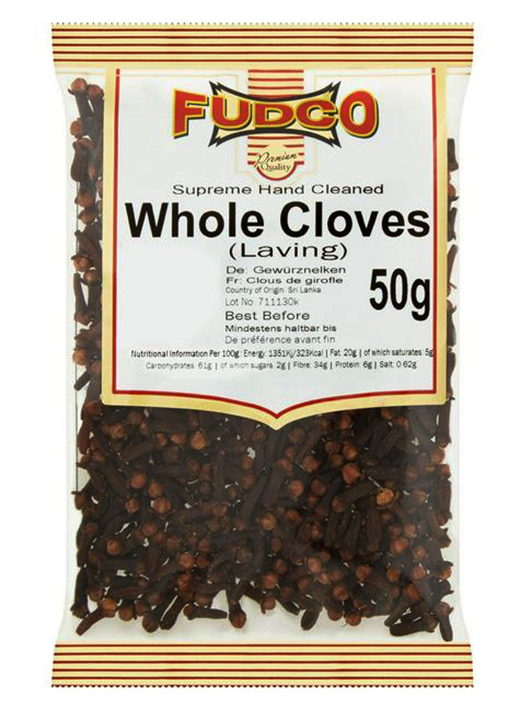 FUDCO WHOLE CLOVES 50G