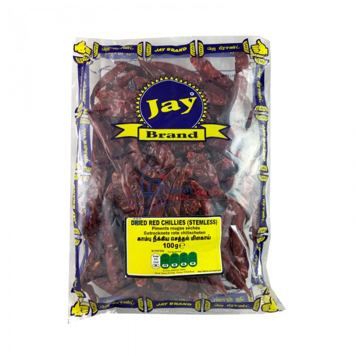 JAY DRIED RED CHILLI 500G