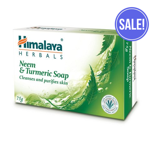 Himalaya Neem and Turmeric Soap, 75 g