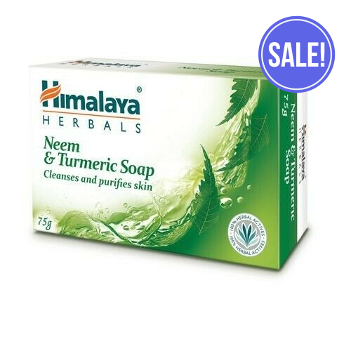 Himalaya Herbals Neem & Turmeric Protecting Soap 1- 75g Genuine Himalaya Product